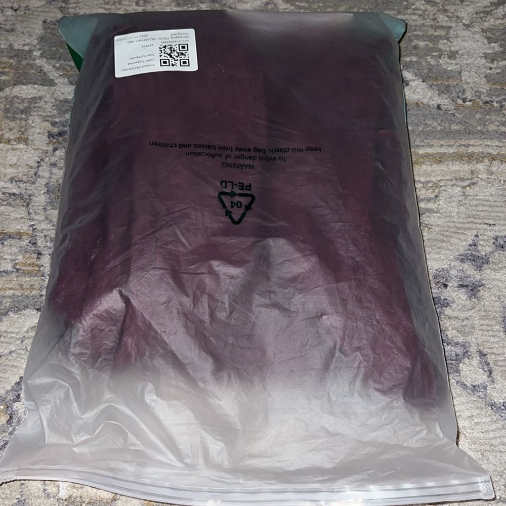HALARA Women's Wide Leg Jeans in Rich Maroon - Picture 15 of 16